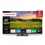 TV Set|THOMSON|43"|4K/Smart|QLED|3840x2160|Bluetooth|Google TV|43QG5C14
