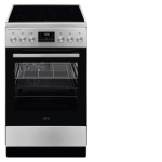 AEG SteamBake, 58 L, plotis 50 cm, nerūdijančio plieno - Keramikinė viryklė