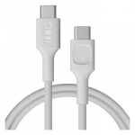 Cable USB-C-USB-C PowerStream 100W braid 1,2m white