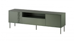 Cama EF TRESSE RTV spintelė 180x40x54,5 matinės žalios spalvos