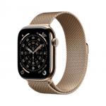 Apple Watch Series 11&nbsp;GPS + Cellular 46mm&nbsp;Gold Titanium Case with Gold Milanese Loop - M/L