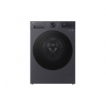 LG Washing machine | F2X50S9TBB | Energy efficiency class A | Front loading | Washing capacity 9 kg | 1200 RPM | Depth 48 cm | Width 60 cm | Display | LED | Steam function | Direct drive | Wi-Fi | Matte Black