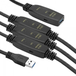 USB Prailgintuvas - 30m USB 3.0 AF-AM 5Gbps Aktyvus Signalo Stiprintuvas