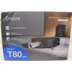 SALE OUT. Ecovacs DEEBOT T80 OMNI Vacuum cleaner, Robot, Wet and Dry, 18000Pa, TruEdge 2.0, ZeroTangle 3.0, Carpet Care, Black + Auto-empty stat | Ecovacs Robotic Vacuum Cleaner | DEEBOT T80 OMNI | Wet and Dry | Li-ion | 6400 mAh | Dust capacity 0.22 ...