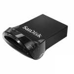 USB Atmintinė - Sandisk Ultra Fit 256 GB, Juoda