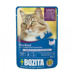 BOZITA Sterilised Turkey Chunks in jelly - &scaron;lapias kačių maistas - 85g