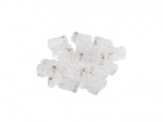 Lanberg | RJ45 CAT.6 UTP Plug 8P8C PASS Through Type, 100 pcs | PLU-6000EZ | Transparent