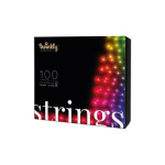 Twinkly|Strings Smart LED Lights 100 RGB (Multicolor), 8m, Black wire|RGB &ndash; 16M+ colors