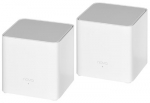 Tenda MX3 (2-PACK) tinklo &bdquo;Wi-Fi&ldquo; sistema Dviguba juosta (2,4 GHz / 5 GHz) Wi-Fi 6 (802.11ax) Balta 1 Vidinis
