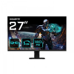 Gigabyte | Gaming Monitor | GS27QA | 27 " | IPS | QHD | 16:9 | 180 Hz | 1 ms | 2560 x 1440 pixels | 300 cd/m&sup2; | HDMI ports quantity 2 | Black | Warranty 36 month(s)