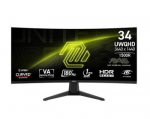 LCD Monitor|MSI|MAG 346CQ|34"|Gaming/Curved|Panel VA|3440x1440|16:9|180 Hz|1 ms|MAG346CQ