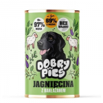 DOBRY PIES Lamb with eggplant - drėgnas ėdalas &scaron;unims - 400g