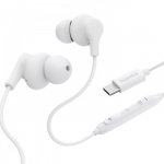 In ear headphones Curly USB-C white