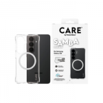 CARE by PanzerGlass Samba Case Transparent w. White Qi Samsung New Galaxy S26 | PanzerGlass