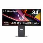 LG UltraGear G600A, 34'', WQHD, VA, 160 Hz, lenktas, juodas - Monitorius