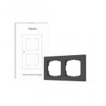 Aqara Switch Frame H2 EU, 2 vietų, baltas - Jungiklio rėmelis