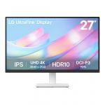 LG 27US500, 27'', 4K UHD, baltas - Monitorius