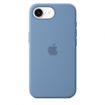 Apple Silicone Case, iPhone 16e, winter blue - Dėklas