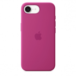 Apple Silicone Case, iPhone 16e, fuchsia - Dėklas