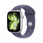 Apple Watch 11, 46 mm, GPS, M/L, sidabro spalvos - I&scaron;manusis laikrodis