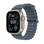 Apple Watch Ultra 3, 49 mm, Ocean Band, titano/mėlynas - I&scaron;manusis laikrodis