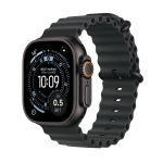 Apple Watch Ultra 3, 49 mm, Ocean Band, juodo titano/juodas - I&scaron;manusis laikrodis
