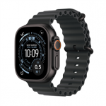 Apple Watch Ultra 3, 49 mm, Ocean Band, juodo titano/juodas - I&scaron;manusis laikrodis