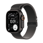 Apple Watch Ultra 3, 49 mm, Titanium Milanese Loop, Large, juodo titano/juodas - I&scaron;manusis laikrodis