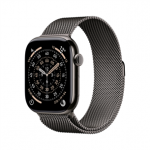 Apple Watch 11, 46 mm, GPS + Cellular, Milanese loop, M/L, titano, juodas - I&scaron;manusis laikrodis