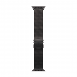 Apple Titanium Milanese Loop, 49 mm, L, juodas - Dirželis