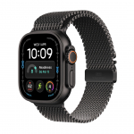 Apple Watch Ultra 4, 49 mm, Titanium Milanese Loop, M, juodo titano - I&scaron;manusis laikrodis