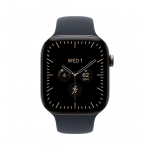 Apple Watch 12, 42 mm, GPS+5G, titano, Sport Band, S/M, titano spalvos / tamsiai mėlynas - I&scaron;manusis laikrodis