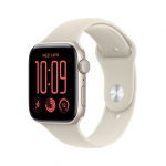 Apple Watch SE 3, 40 mm, GPS, Sport Band, S/M, &scaron;viesaus aliuminio / smėlio spalvos - I&scaron;manusis laikrodis