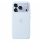 Apple Silicone Case with Magsafe, iPhone 18 Pro, &scaron;viesiai mėlynas - Dėklas