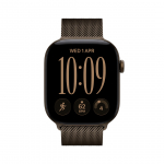 Apple Watch 12, 46 mm, GPS, aliumininis, Milanese Loop, S/M, bronzos spalvos - I&scaron;manusis laikrodis