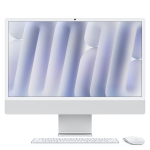 Apple iMac 24" (2024), M4 8C/8C, 16 GB, 256 GB, RUS, silver - Kompiuteris