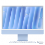 Kompiuteris  Apple iMac 24" (2024), M4 8C/8C, 16 GB, 256 GB, SWE, blue   Prekė&ndash;MWUF3KS/A