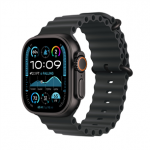 Apple Watch Ultra 2, 49 mm, ocean band, juodo titano spalvos / juodas - I&scaron;manusis laikrodis