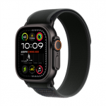 Apple Watch Ultra 2, 49 mm, Trail Loop, M/L, juodo titano spalvos / juodas - I&scaron;manusis laikrodis