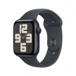 I&scaron;manusis laikrodis Apple Watch SE, 44 mm, GPS + Cellular, sport band, M/L, midnight aluminium / midnight Prekė-MXGM3ET/A