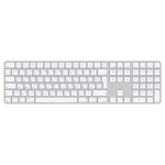 Magic Keyboard with Touch ID and Numeric Keypad, RUS, white &ndash; Belaidė klaviatūra