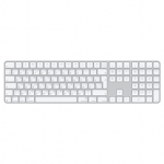Magic Keyboard with Touch ID and Numeric Keypad, RUS, white &ndash; Belaidė klaviatūra