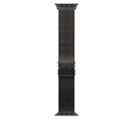 Apple Milanese Loop, 49 mm, Large, black titanium - Dirželis