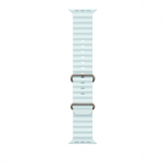 Apple Ocean Band, 49 mm, natural titanium, ice blue - Dirželis