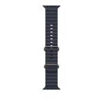 Apple Ocean Band, 49 mm, natural titanium, navy - Dirželis