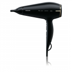 Philips Prestige Pro, 2300 W, juodas/aukso spalvos - Plaukų džiovintuvas
