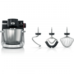 Bosch, Series 6, 1600 W, juodas - Virtuvinis kombainas
