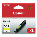 Ra&scaron;alo kasetė Canon CLI-551XL Y, Geltona Prekė - 6446B001