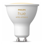 Philips Hue White Ambiance, GU10, balta - I&scaron;manioji lemputė