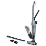 Bosch Series 4 Flexxo Gen2, sidabro spalvos - Belaidis dulkių siurblys